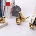 golden bird wrought iron office home decoration ornaments